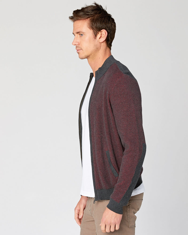 Beacon Full-Zip Mock Sweater