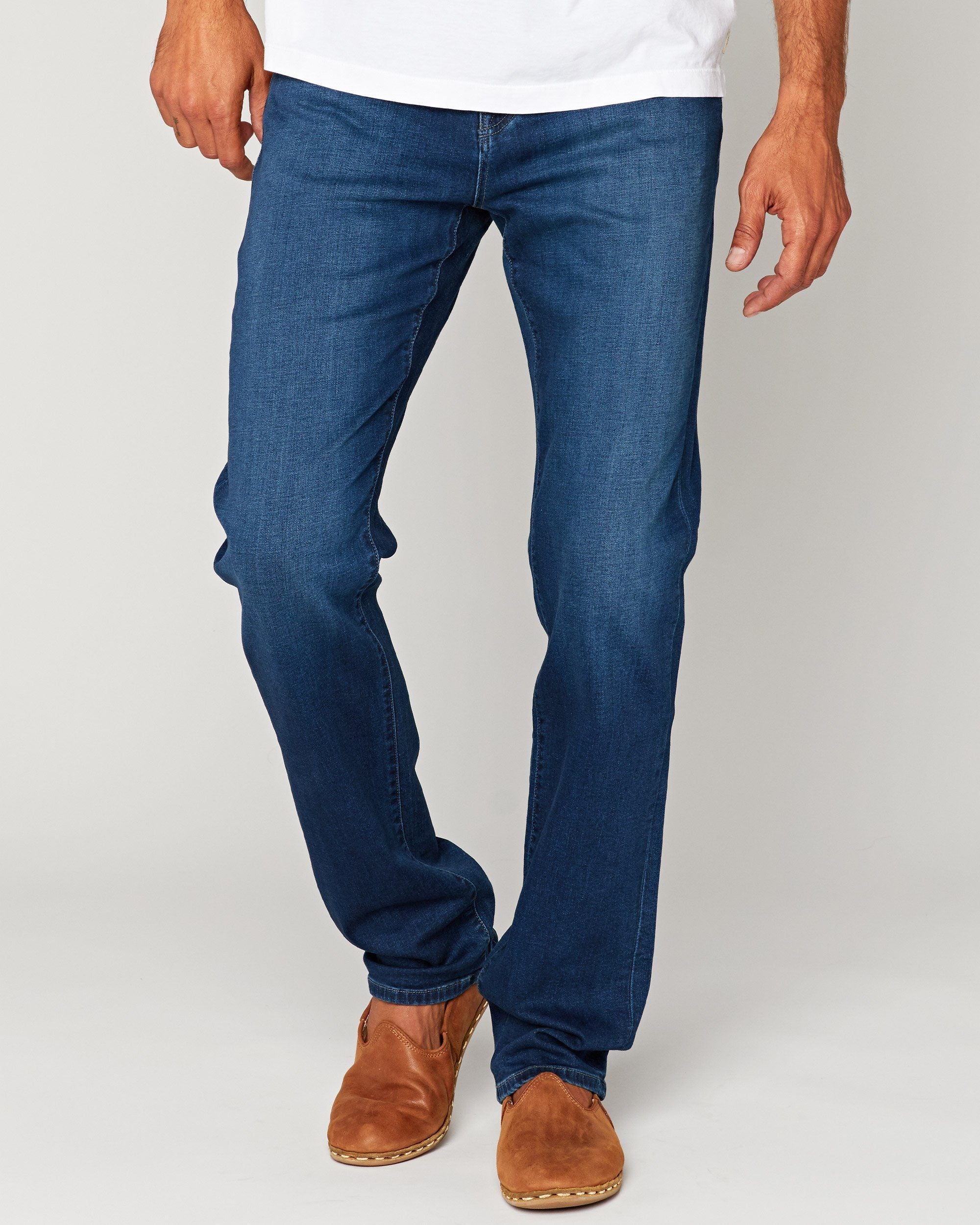 Agave Denim No. 11 Classic Fit Big Drakes Flex in Blue