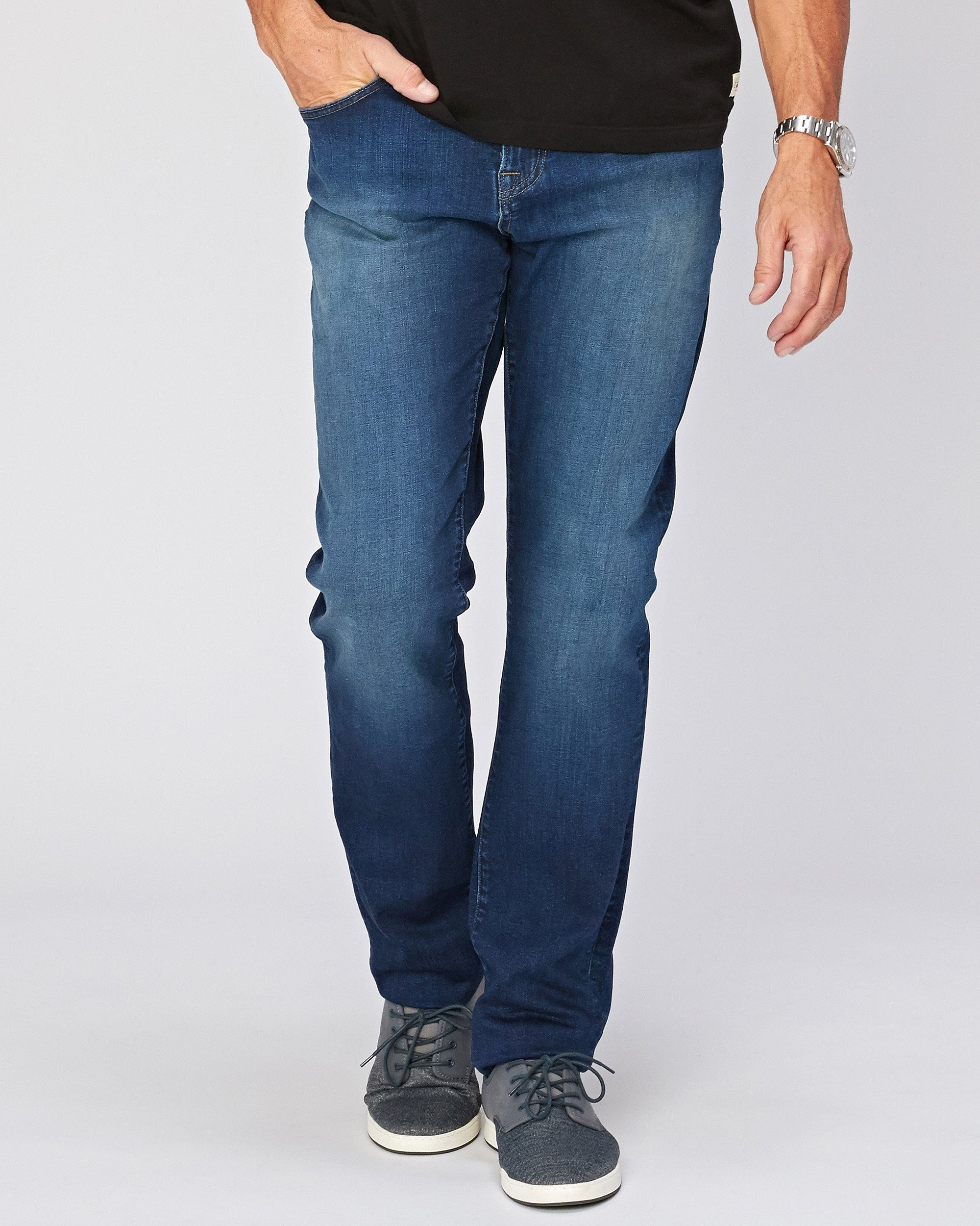 Agave Denim No. 7 Waterman Relaxed Fit Big Drakes Flex in Blue