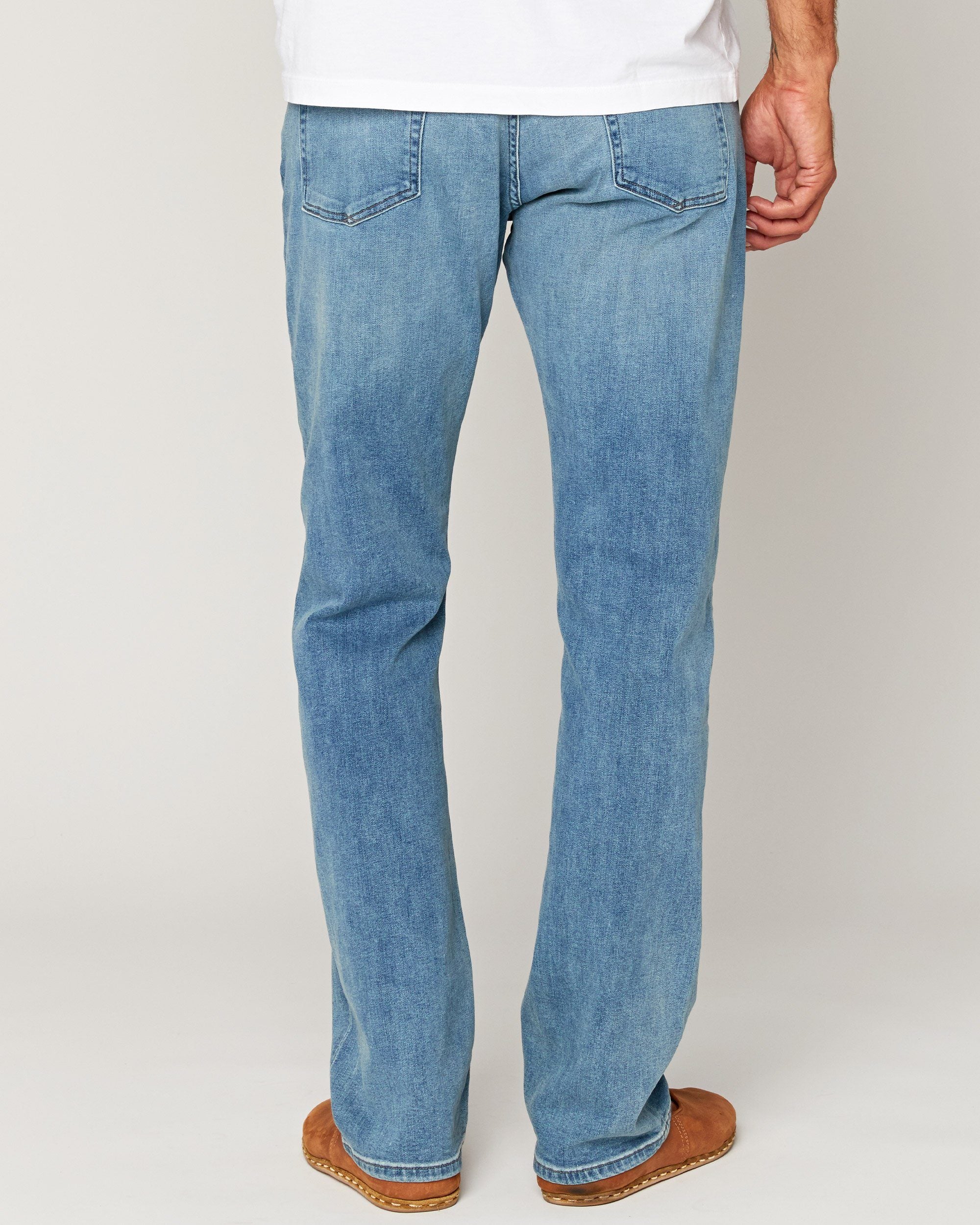 No. 7 Waterman Relaxed Fit Big Drakes Flex – Agave Denim