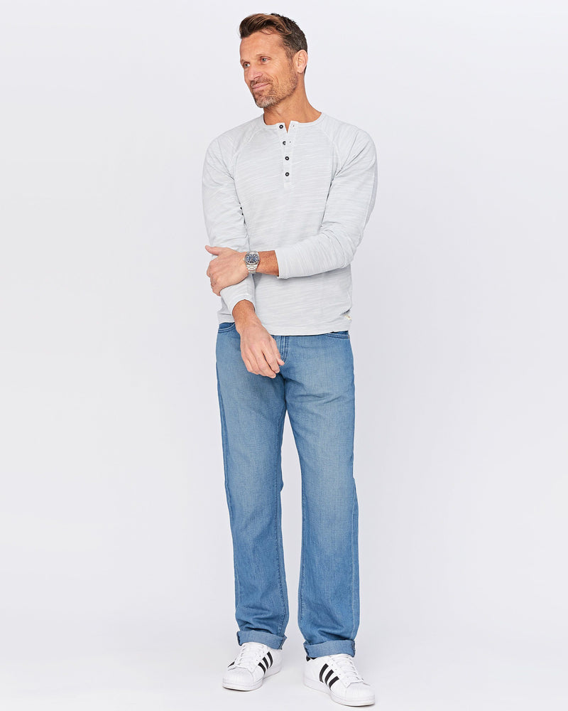 No. 7 Waterman Relaxed Fit Deep Marine Linen