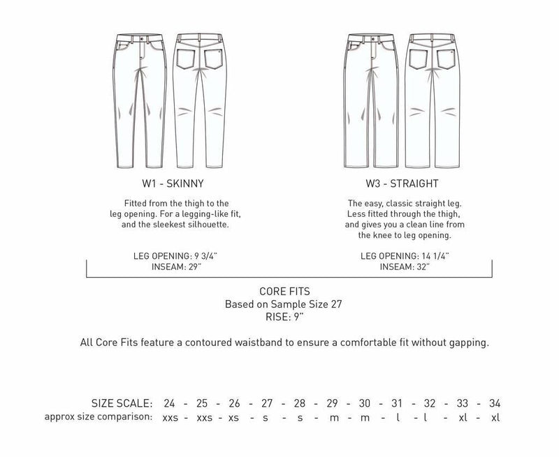 W1 Skinny - Harlowe Twill