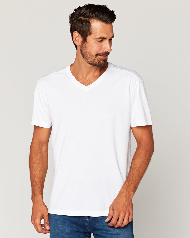 Agave Supima V-Neck Tee – Agave Denim