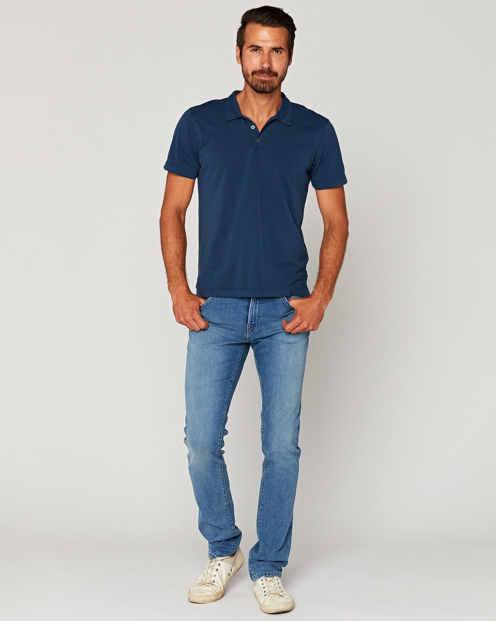 Agave Supima Polo – Agave Denim