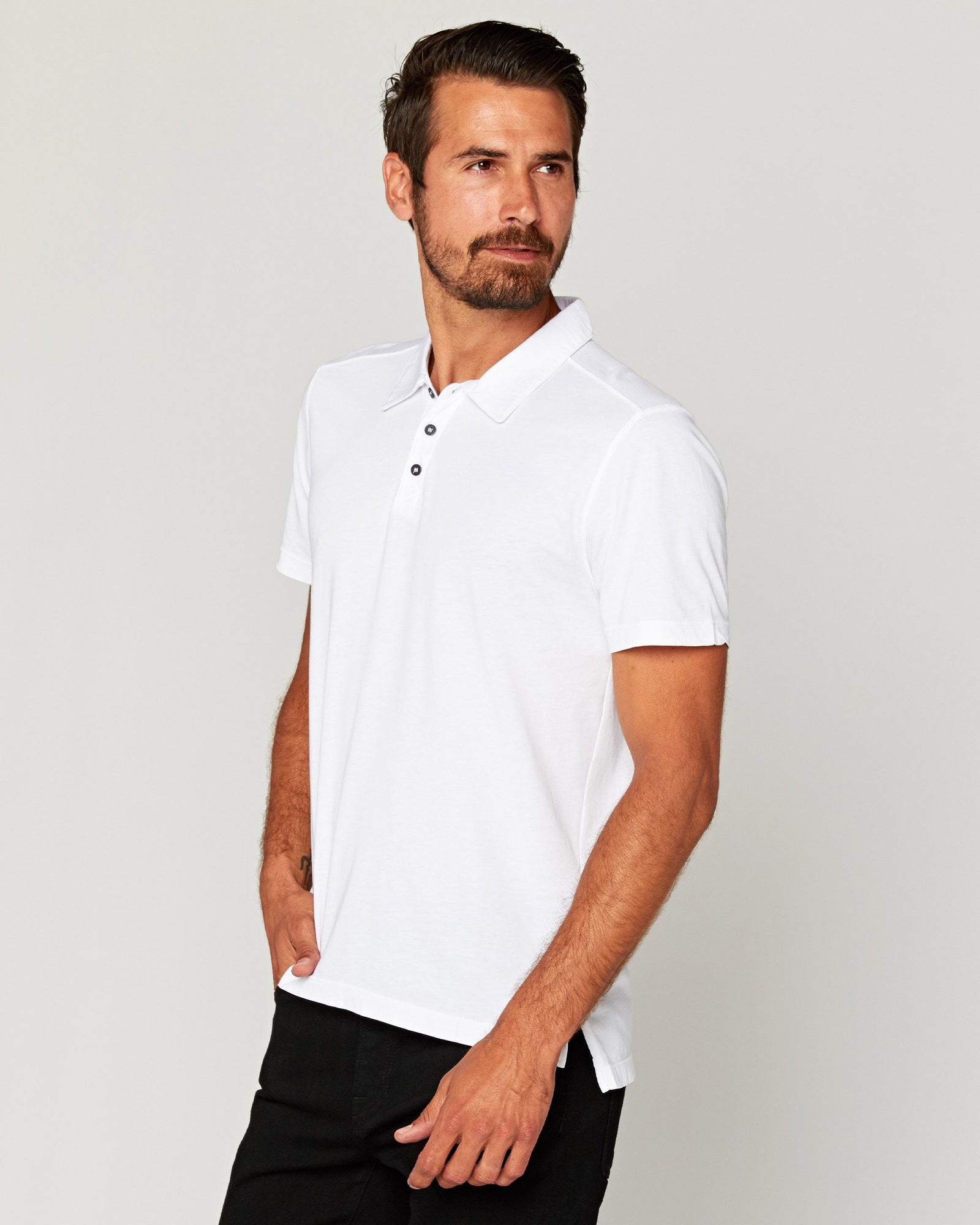 新品未開封 Bristol S/STEAM POLO White L 新品未開封 Bristol S/STEAM POLO White L