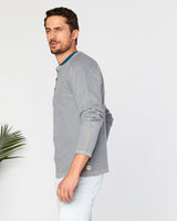 Riptide Flat Back Slub Thermal Henley