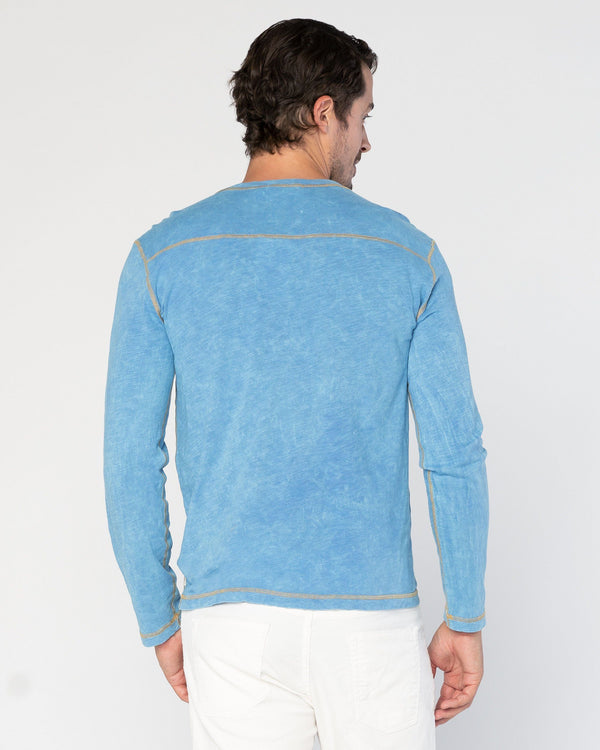 Freight Train Long Sleeve Henley