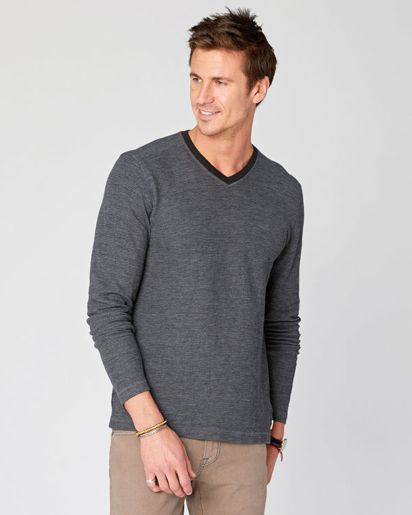 Traske Long Sleeve V Neck