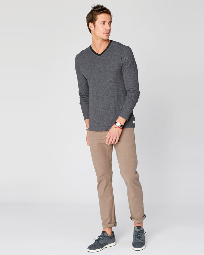Traske Long Sleeve V Neck