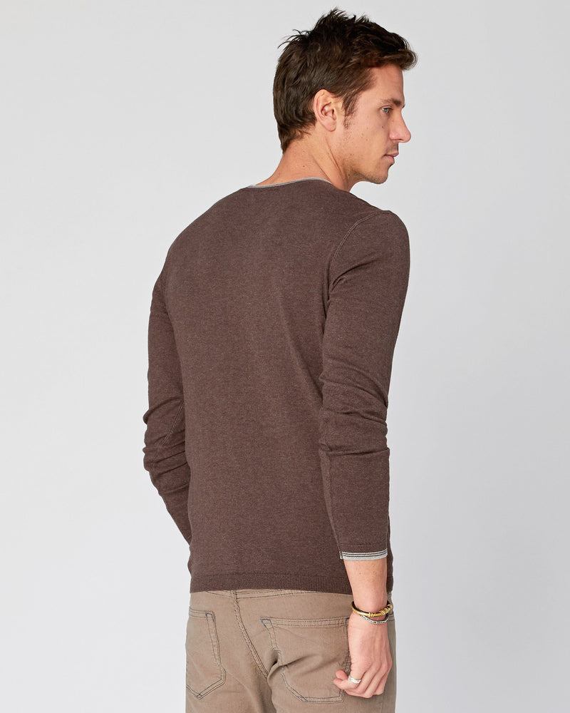 Fin Supima Long Sleeve Vee