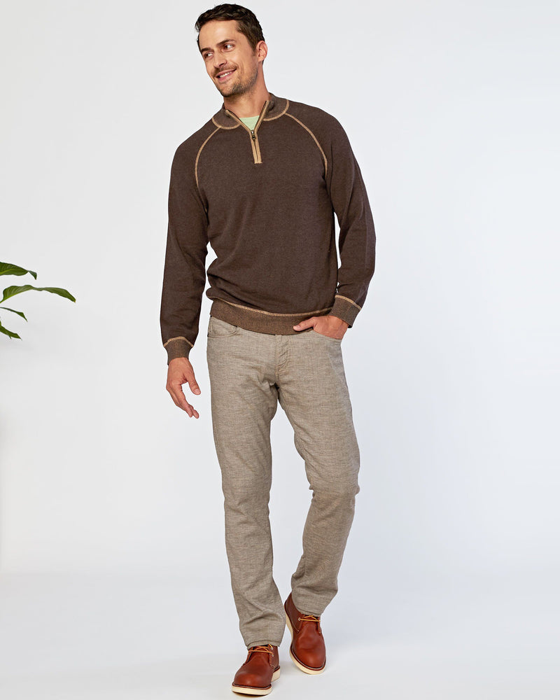 Victory At Sea Supima Zip Mock