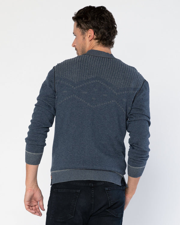 Statton Double-Knit Zip Mock