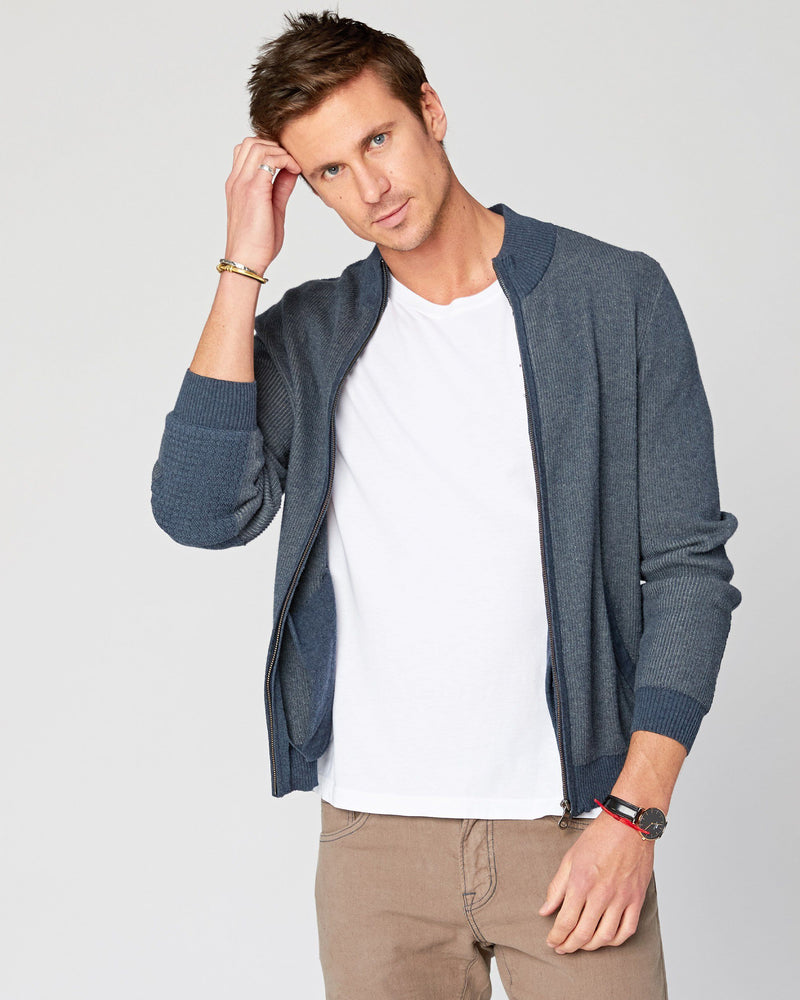 Beacon Full-Zip Mock Sweater