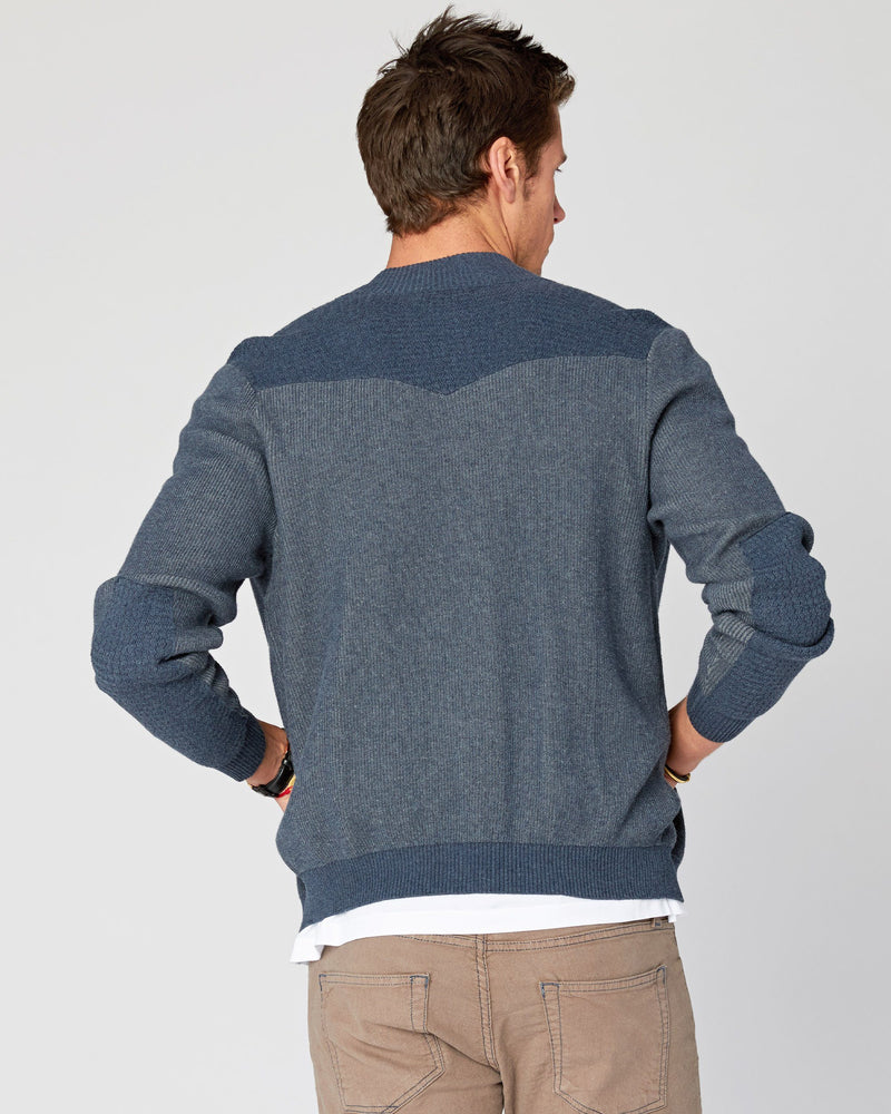 Beacon Full-Zip Mock Sweater