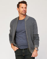 Beacon Full-Zip Mock Sweater