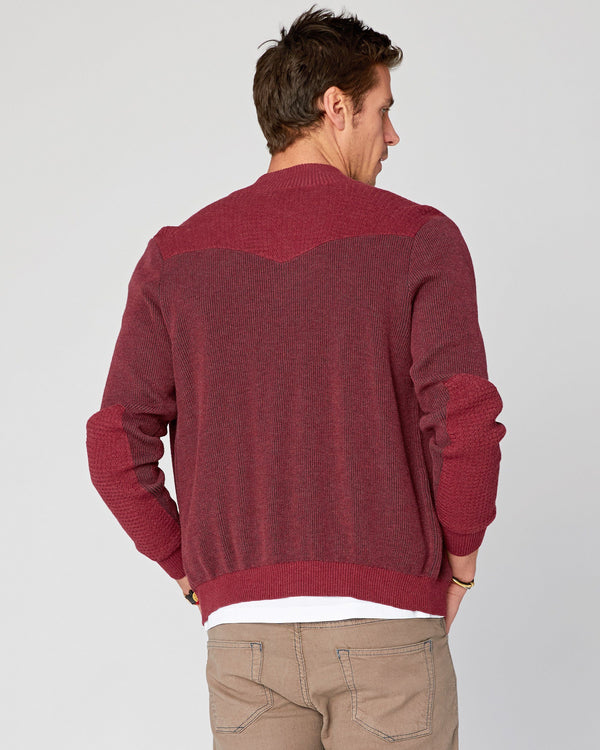 Beacon Full-Zip Mock Sweater