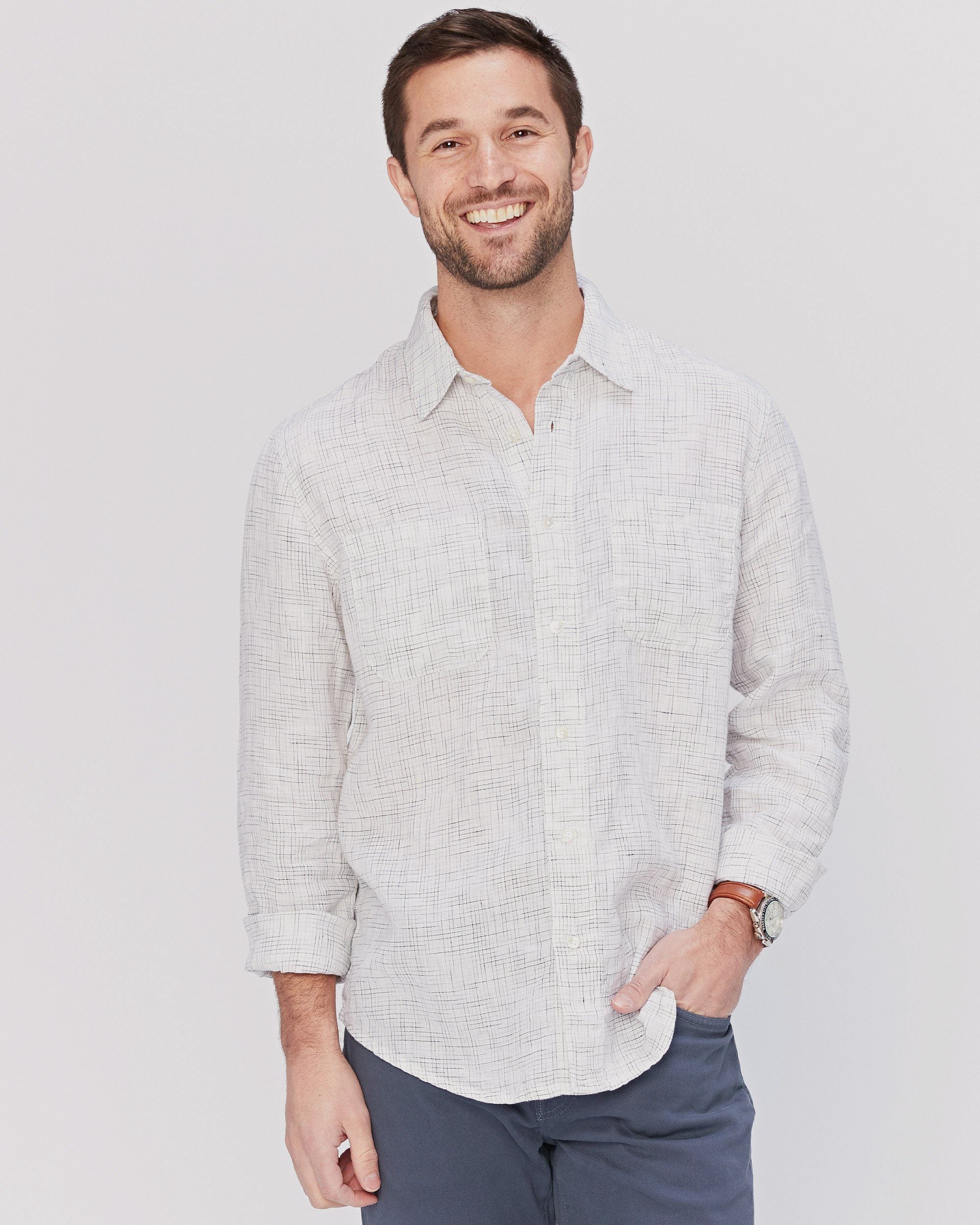 Agave Denim Flotsam & Jetsam Long Sleeve in White