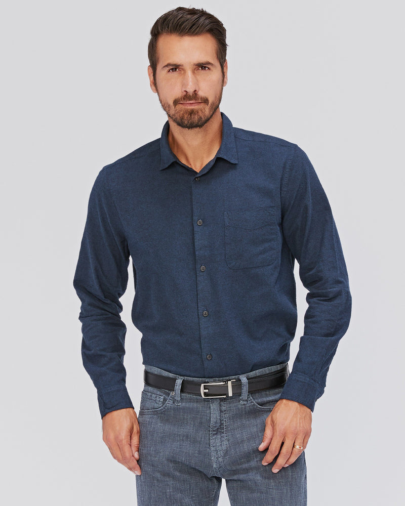 Hartley Oxford Button Up – Agave Denim