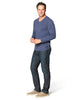 Feathering Long Sleeve Vee