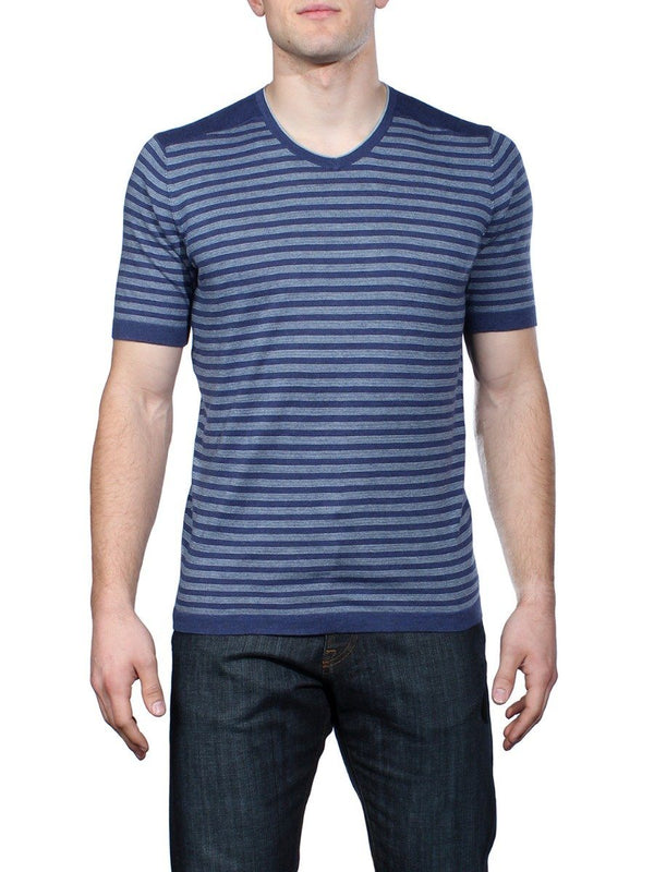 Mighty Mo Striped V-Neck Shirt